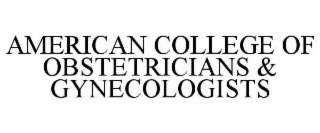 american college of obstetricians & gynecologists