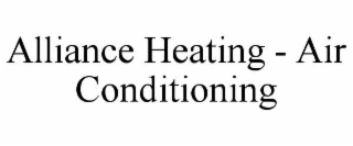 alliance heating - air conditioning