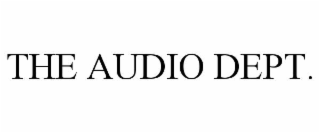 the audio dept.