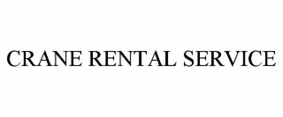 crane rental service