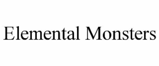 elemental monsters