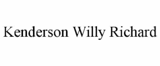 kenderson willy richard