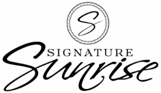 s signature sunrise