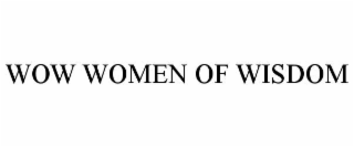 wow women of wisdom