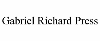 gabriel richard press