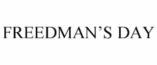freedman’s day