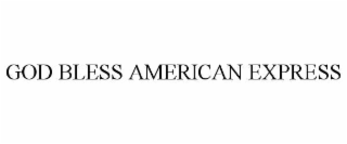 god bless american express