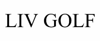 liv golf
