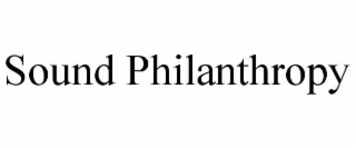sound philanthropy