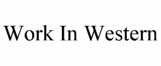 work in western