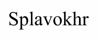 splavokhr