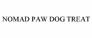 nomad paw dog treat