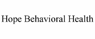 hope behavioral health
