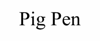 pig pen