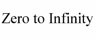zero to infinity