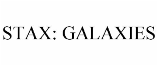 stax: galaxies