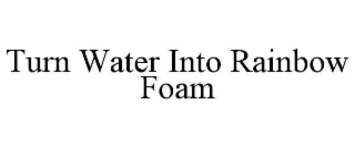 turn water into rainbow foam