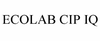ecolab cip iq