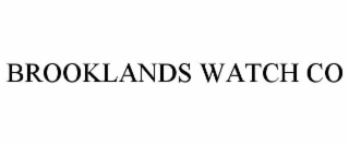 brooklands watch co