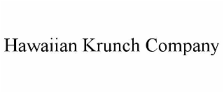 hawaiian krunch company