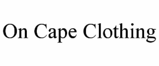 on cape clothing