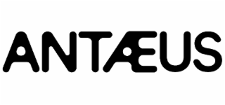 the word is antaeus. the letters "a" "n" "t" "u" and "s" are separate. but the letters "a" and "e" that are located next to eachother, these two letters are combined to form an artistic interpretation of ae. the a in this combination has a circle at the c