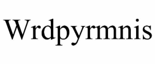 wrdpyrmnis