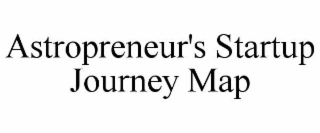 astropreneur's startup journey map