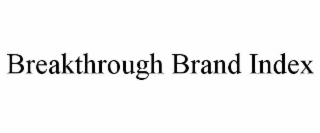 breakthrough brand index
