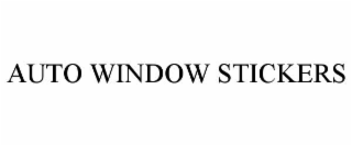 auto window stickers