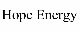 hope energy