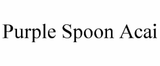 purple spoon acai