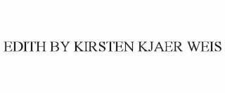 edith by kirsten kjaer weis