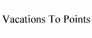 vacations to points