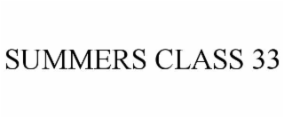 summers class 33