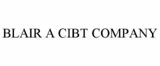 blair a cibt company
