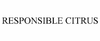 responsible citrus