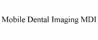mobile dental imaging mdi