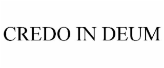 credo in deum