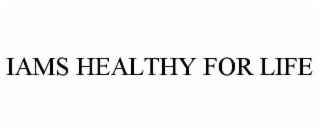 iams healthy for life