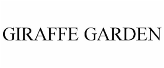 giraffe garden