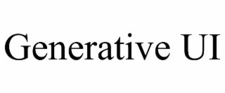 generative ui
