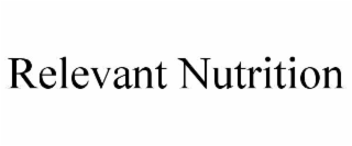 relevant nutrition