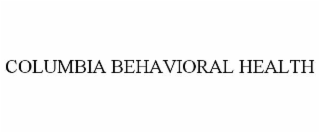 columbia behavioral health