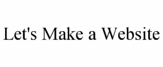 let's make a website