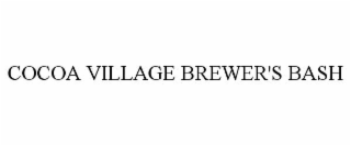 cocoa village brewer's bash