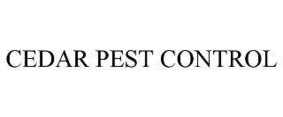 cedar pest control