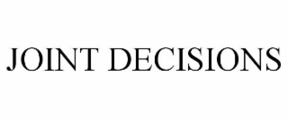 joint decisions