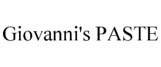 giovanni's paste