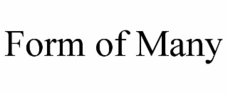 form of many